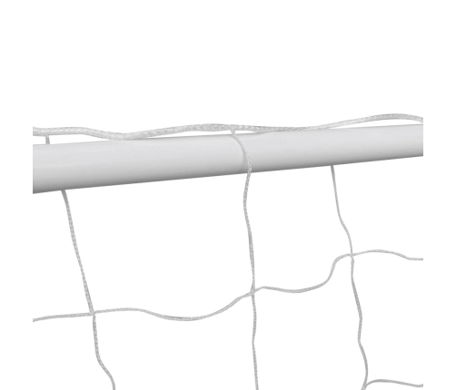 vidaXL futbola vārti ar tīklu, 2 gab., 240x90x150 cm, tērauds