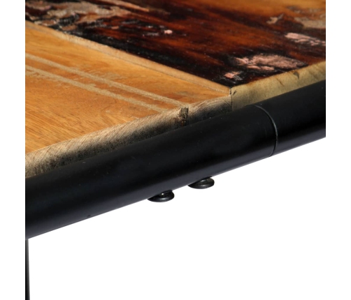 vidaXL virtuves galds, 180x90x76 cm, pārstrādāts masīvkoks