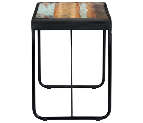 vidaXL virtuves galds, 118x60x76 cm, pārstrādāts masīvkoks