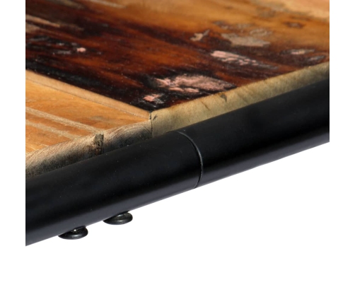 vidaXL virtuves galds, 118x60x76 cm, pārstrādāts masīvkoks