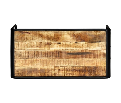 Virtuves Galds, 118X60X76 Cm, Neapstrādāts Mango Masīvkoks Vidaxl