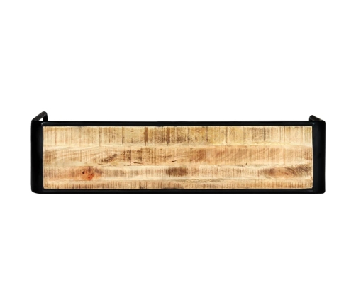 vidaXL konsoles galdiņš, 140x35x76 cm, raupjš mango masīvkoks