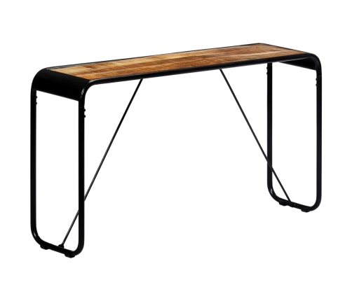 vidaXL konsoles galdiņš, 140x35x76 cm, raupjš mango masīvkoks