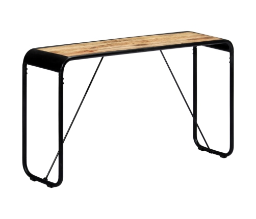 vidaXL konsoles galdiņš, 140x35x76 cm, raupjš mango masīvkoks