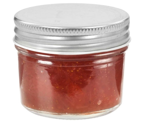 Ievārījuma Burciņas, Sudraba Krāsas Vāciņi, 24 Gab., 110 Ml Vidaxl