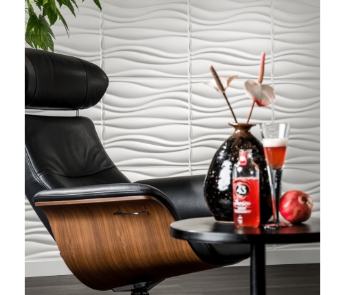 Wallart 3D Sienas Paneļi Ga-Wa04, 24 Gab., Viļņu Tekstūra