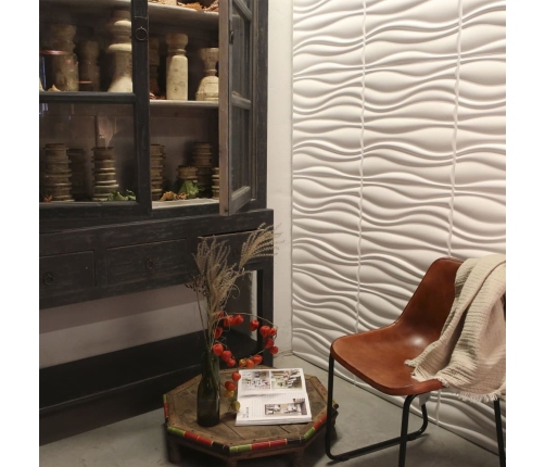 Wallart 3D Sienas Paneļi Ga-Wa04, 24 Gab., Viļņu Tekstūra