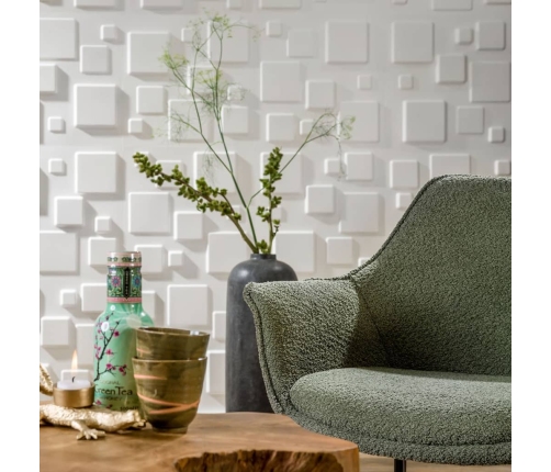 WallArt 3D sienas paneļi GA-WA09, 24 gab., kvadrāti