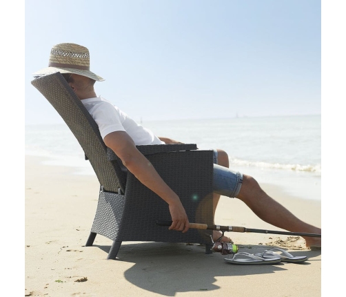 Keter Atgāžami Dārza Krēsli Vermont, 2 Gab., Grafīta Krāsā