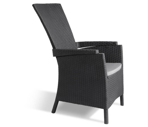 Keter Atgāžami Dārza Krēsli Vermont, 2 Gab., Grafīta Krāsā