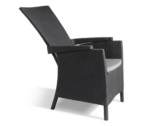 Keter Atgāžami Dārza Krēsli Vermont, 2 Gab., Grafīta Krāsā