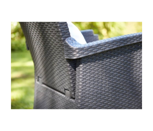 Keter Atgāžami Dārza Krēsli Vermont, 2 Gab., Grafīta Krāsā