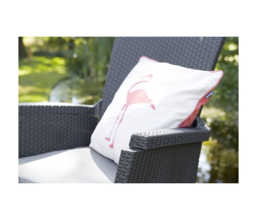 Keter Atgāžami Dārza Krēsli Vermont, 2 Gab., Grafīta Krāsā