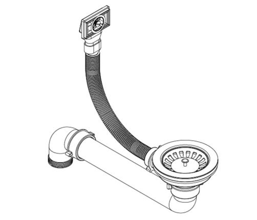 vidaXL virtuves izlietne, viena bļoda, bēša, granīts