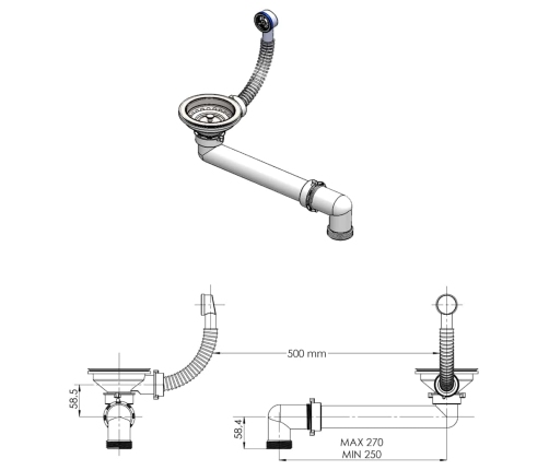 Virtuves Izlietne, Viena Bļoda, Balts Granīts Vidaxl
