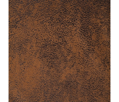 vidaXL zvilnis, brūna mākslīgā zamšāda