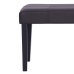 vidaXL sols, 106 cm, brūna mākslīgā āda