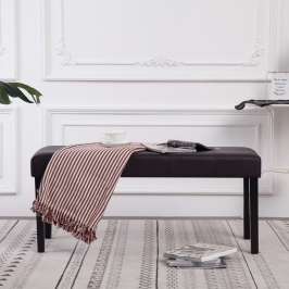Sols, 106 Cm, Brūna Mākslīgā Āda Vidaxl