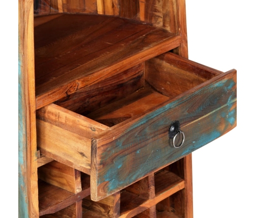 Vīna Pudeļu Statīvs, 50X40X180 Cm, Pārstrādāts Masīvkoks Vidaxl