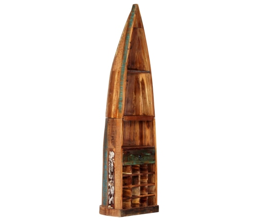 Vīna Pudeļu Statīvs, 50X40X180 Cm, Pārstrādāts Masīvkoks Vidaxl