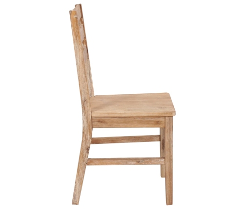 vidaXL virtuves krēsli, 6 gab., akācijas masīvkoks