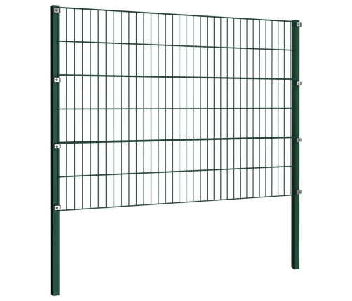 Žoga Panelis Ar Stabiem, 1,7 M, Zaļa Dzelzs Vidaxl