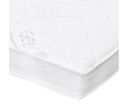 vidaXL virsmatracis, 90x200 cm, gela putas, 7 cm
