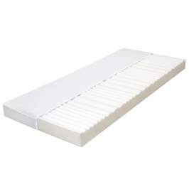 Matracis Ar 7 Zonām, 160X200 Cm, Pu Putas, 10 Cm, H2, H3 Vidaxl Matracis Ar 7 Zonām, 160X200 Cm, Pu Putas, 10 Cm, H2, H3 Vidaxl