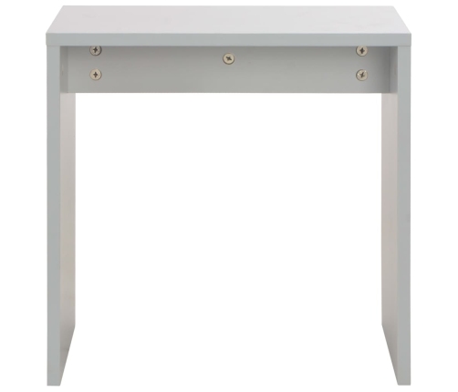 vidaXL spoguļgaldiņš ar solu, 104x45x131 cm, pelēks