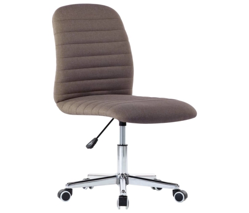 vidaXL virtuves krēsli, 2 gab., pelēkbrūns audums