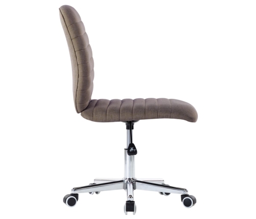 vidaXL virtuves krēsli, 2 gab., pelēkbrūns audums