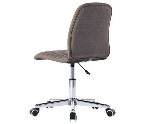 vidaXL virtuves krēsli, 2 gab., pelēkbrūns audums