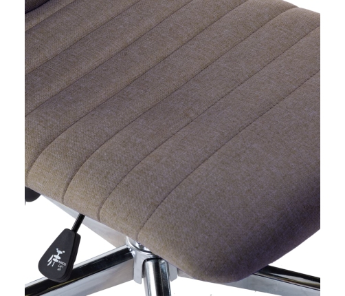 vidaXL virtuves krēsli, 2 gab., pelēkbrūns audums