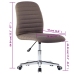 vidaXL virtuves krēsli, 2 gab., pelēkbrūns audums