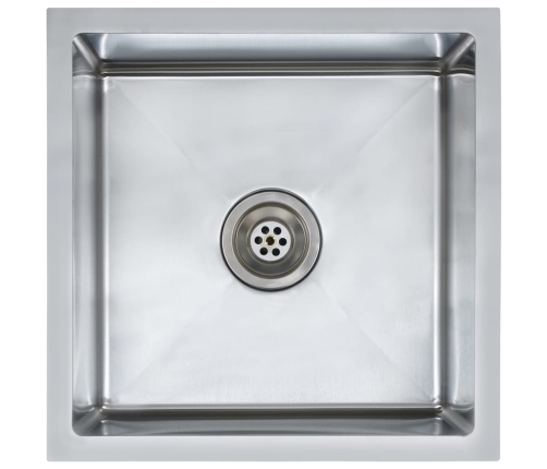 vidaXL virtuves izlietne, nerūsējošs tērauds