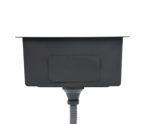 vidaXL virtuves izlietne, nerūsējošs tērauds