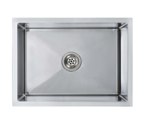 vidaXL virtuves izlietne, nerūsējošs tērauds