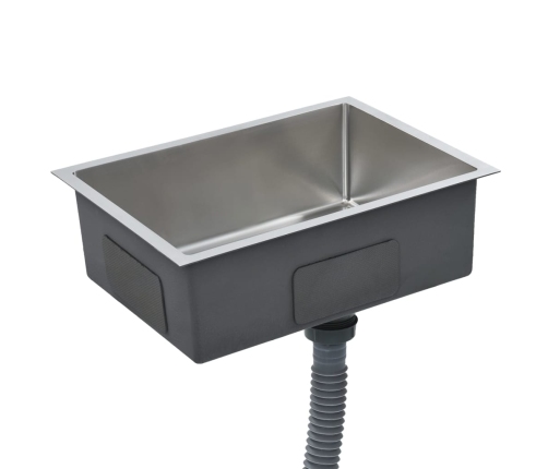 vidaXL virtuves izlietne, nerūsējošs tērauds