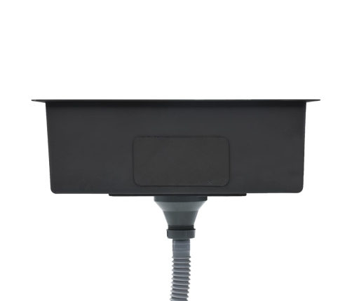 vidaXL virtuves izlietne, nerūsējošs tērauds