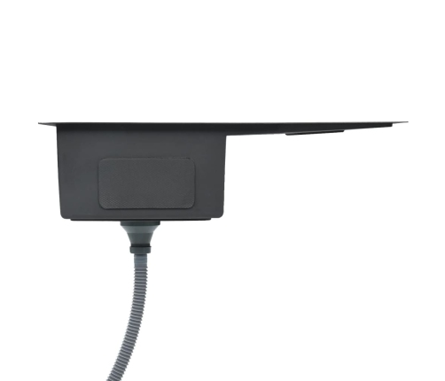 vidaXL virtuves izlietne, nerūsējošs tērauds