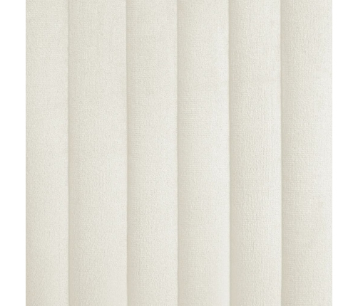 vidaXL virtuves krēsli, 2 gab., krēmkrāsas samts