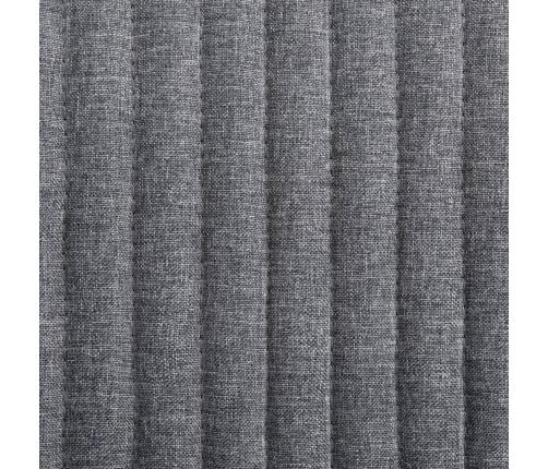 vidaXL virtuves krēsli, 2 gab., tumši pelēks audums