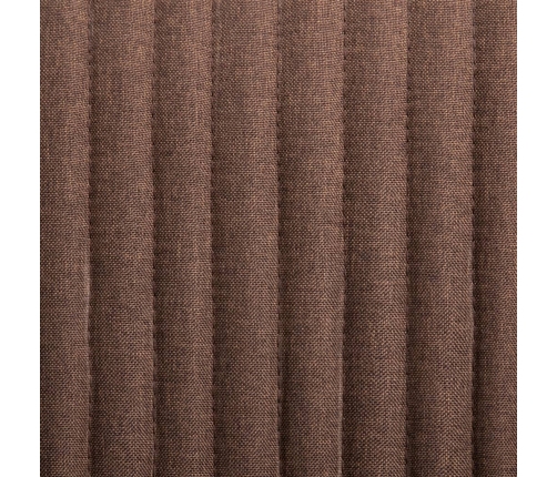 vidaXL virtuves krēsli, 2 gab., brūns audums