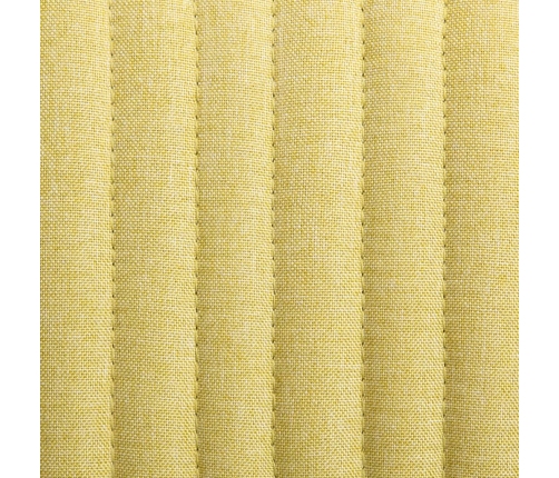 Virtuves Krēsli, 2 Gab., Zaļš Audums Vidaxl