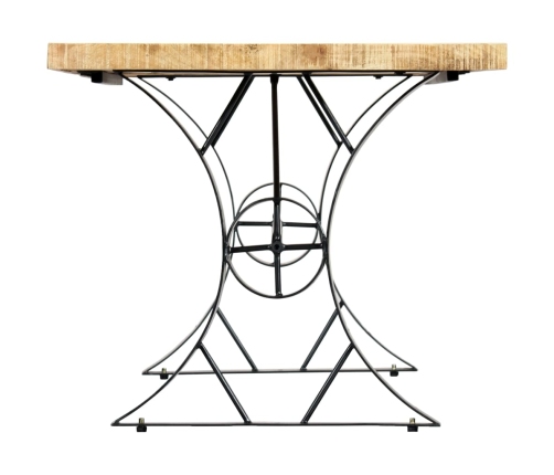 vidaXL virtuves galds, 180x90x76 cm, mango masīvkoks