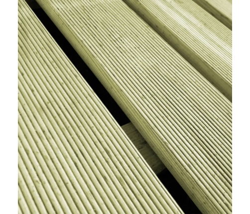 vidaXL terases flīzes, 24 gab., 50x50 cm, zaļš koks