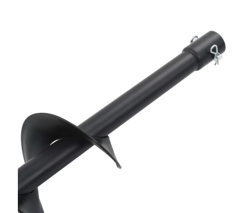 vidaXL zemes urbja uzgalis, tērauds, 100 mm