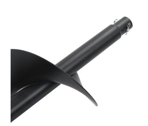 vidaXL zemes urbja uzgalis, tērauds, 200 mm