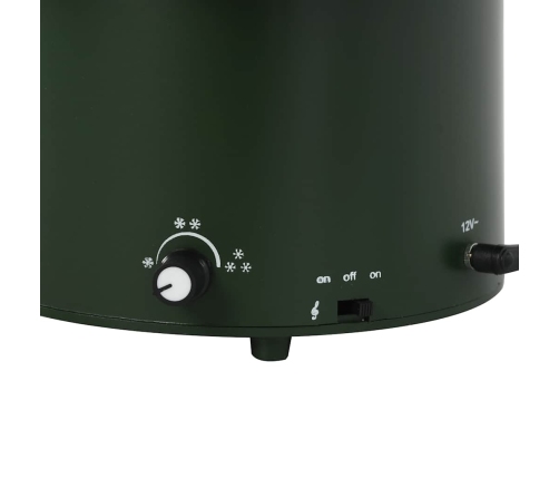 vidaXL mākslīgā Ziemassvētku egle ar sniegu un pamatni, zaļa, 75 cm