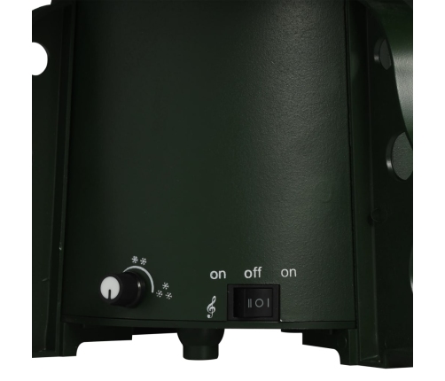 vidaXL mākslīgā Ziemassvētku egle ar sniegu un pamatni, zaļa, 140 cm